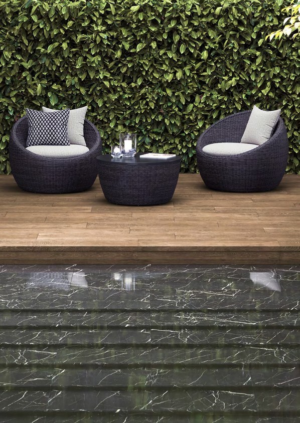 Vas de piscină placat cu Portofino, seria Natural Stones, format 625x310 — Gresmanc